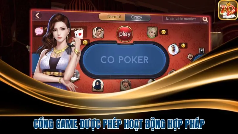 Cổng game luôn được cấp phép hoạt động